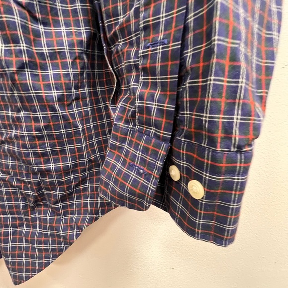 Lauren Ralph Lauren Men Dress Shirt Size 16, 32/33 Multicolor Plaid 100% Cotton - Picture 4 of 8